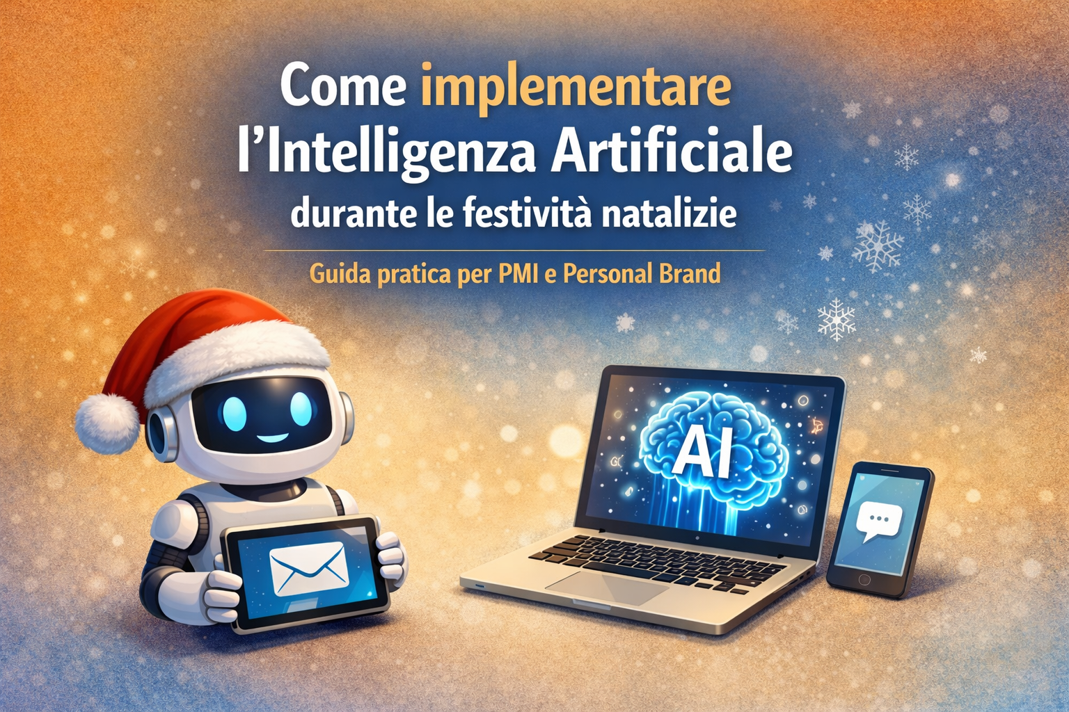 Come implementare l’Intelligenza Artificiale durante le festività natalizie